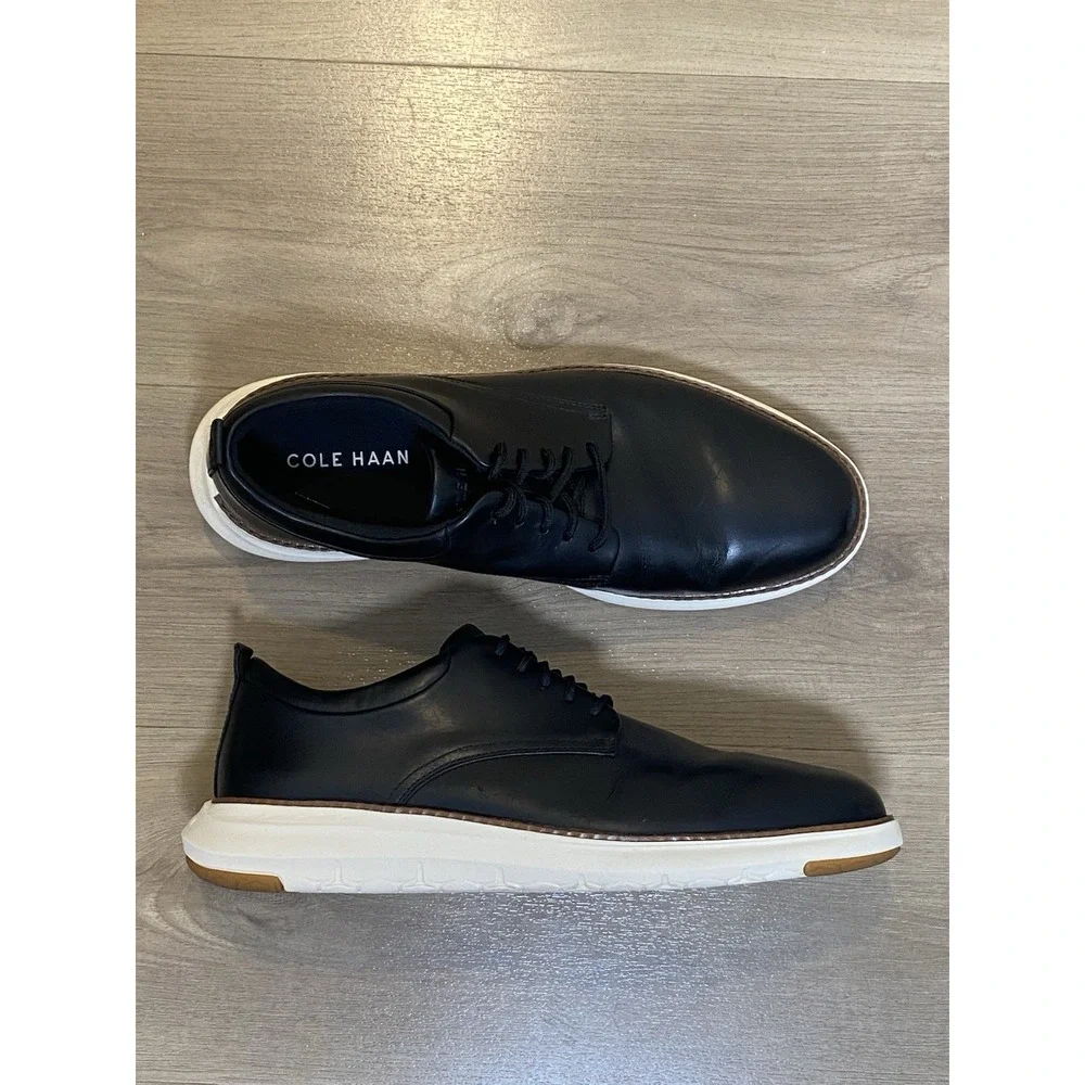 Cole Haan Men's Grand Remix Oxfords Shoes Black C40426 Size 13